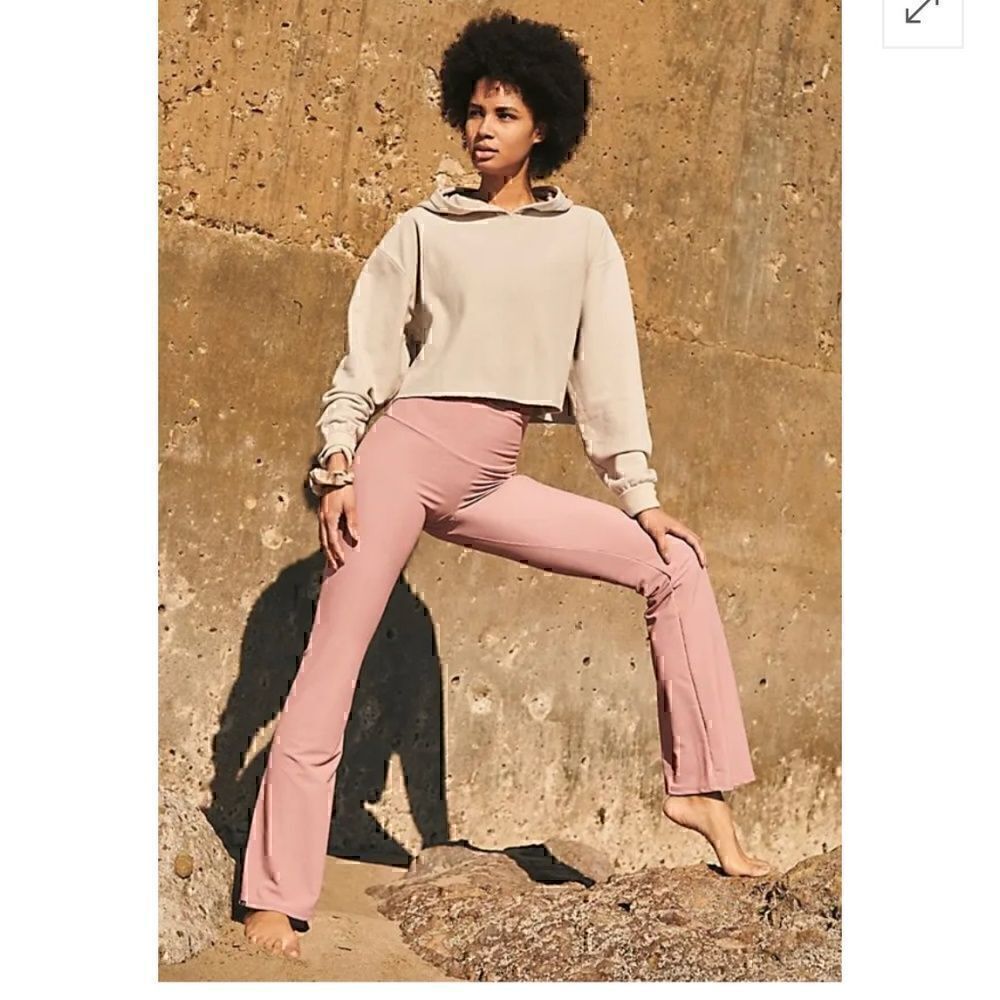 Free People Onzie Rib Studio Flare Pants